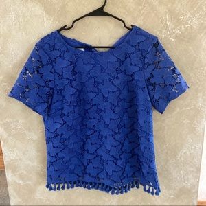 Talbots Butterfly Blouse